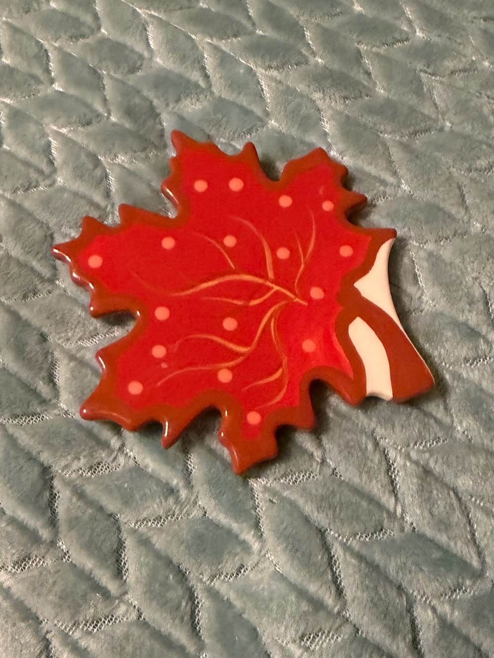 Coton colors happy everything mini attachment red fall leaf